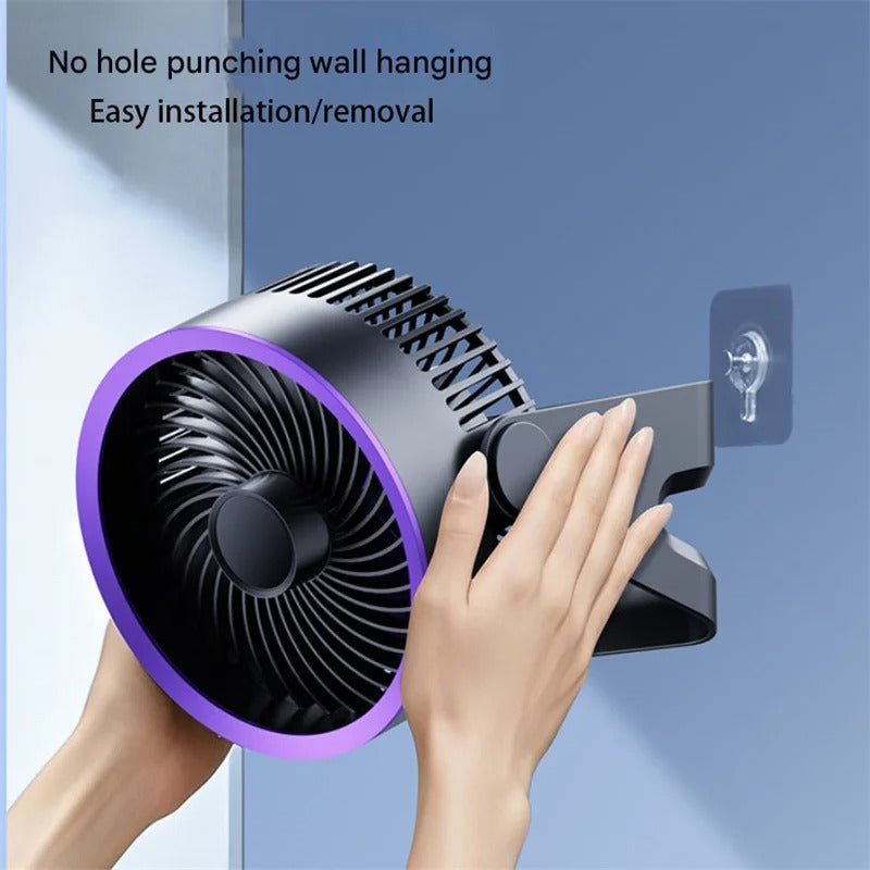 Quiet Wireless Desk Fan Offices Gaming Setups