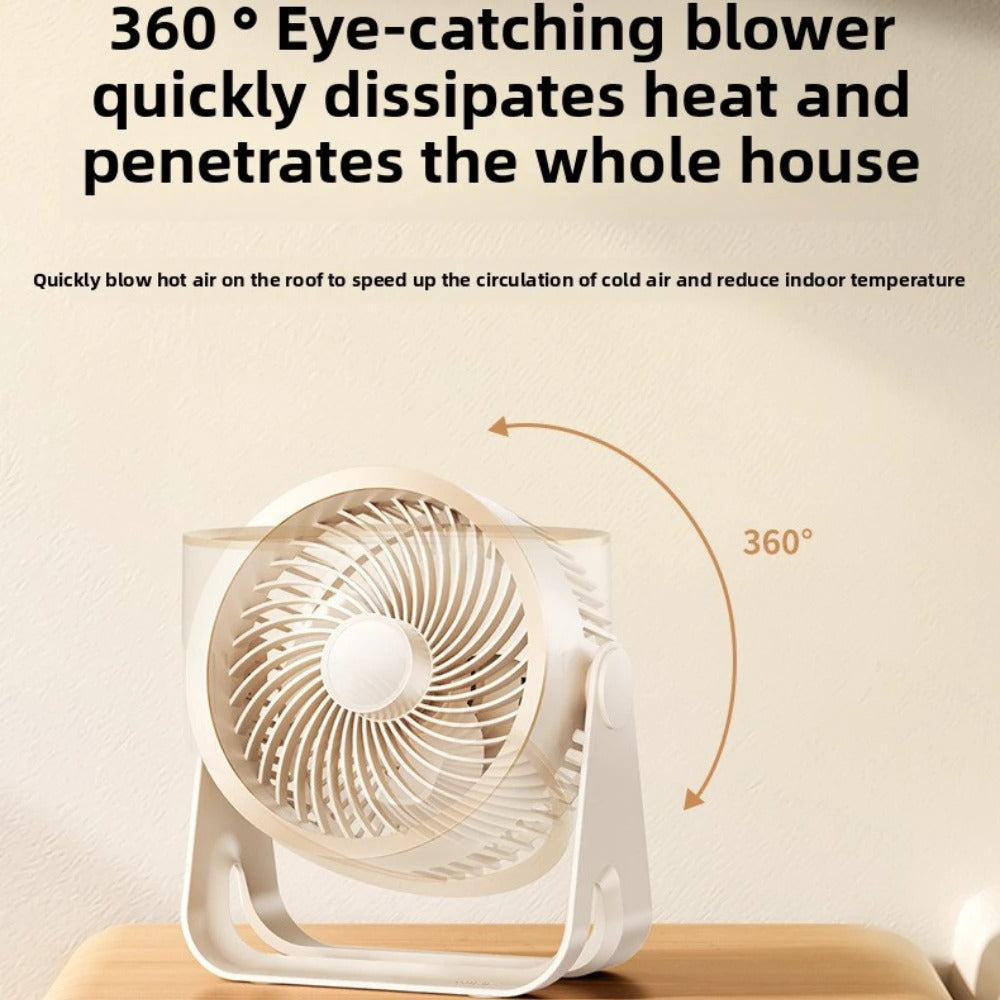 Quiet Wireless Desk Fan Offices Gaming Setups