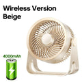 Quiet Wireless Desk Fan Offices Gaming Setups