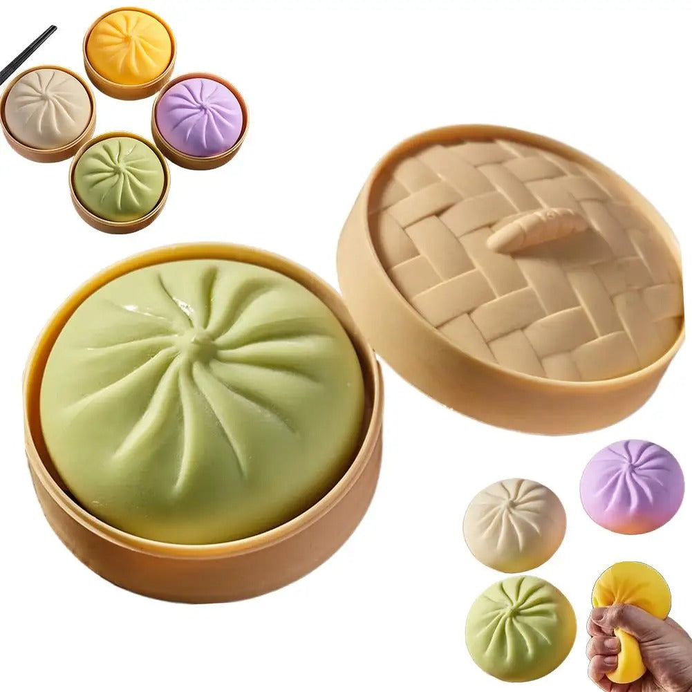Viral Colorful Dumpling Squishy