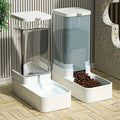 1pc/2pc Automatic Dog Feed & Water Dispenser Set
