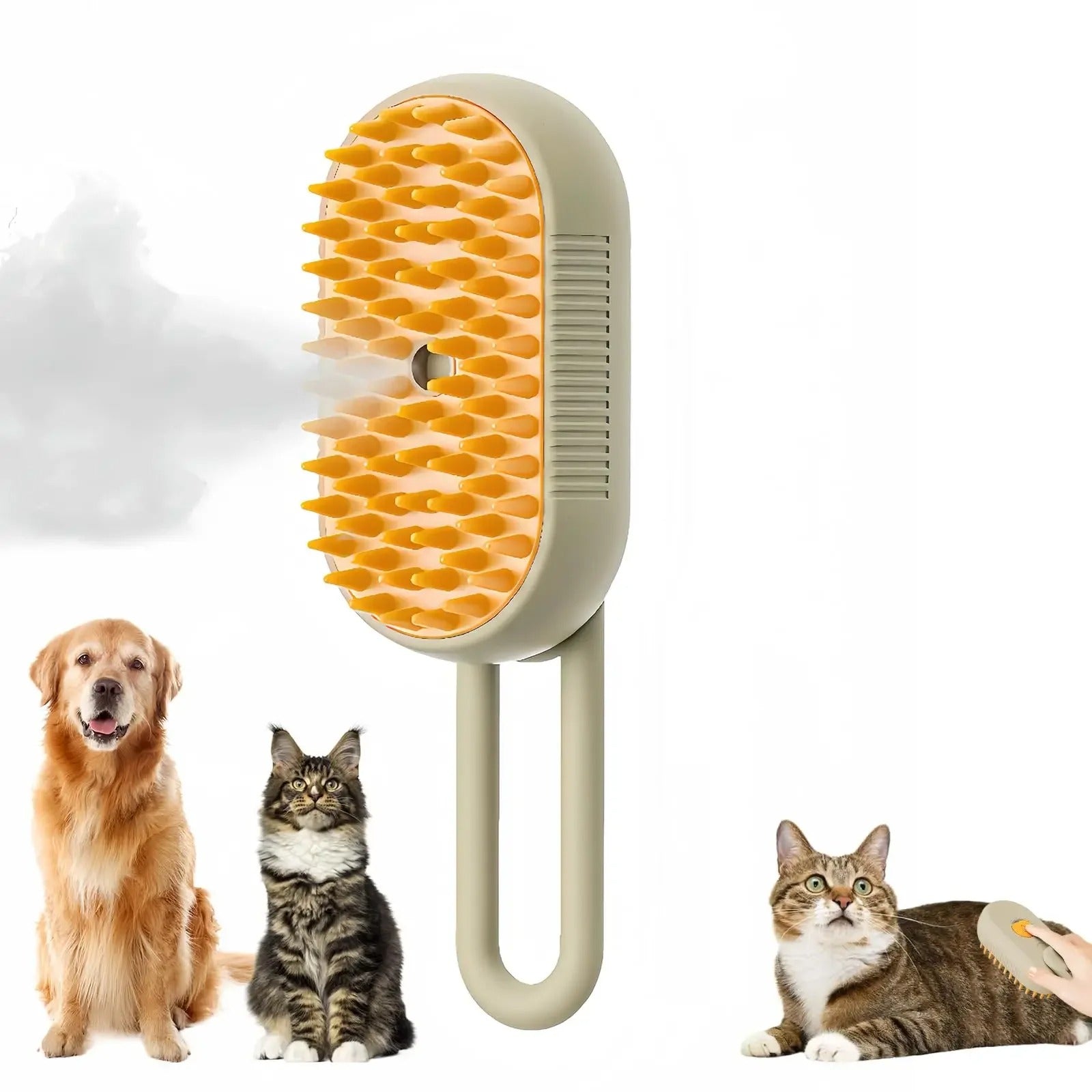 Steamed Hair Brush For Pets