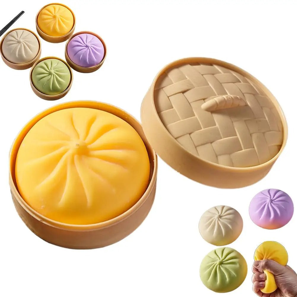 Viral Colorful Dumpling Squishy
